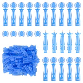 FUIPVGI 120 Pcs Blackhead Blemish Remover, Disposable Acne Pimple Popper Needle, ABS Whitehead Blackhead Remover Set Pimple Popper Needle Remover Tools for Home Beauty Salon