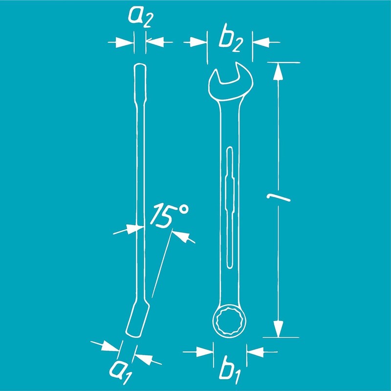 Hazet 600N-15 Combination Spanner
