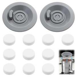 2 Pcs Espresso Cleaning Discs & 10 Pcs Cleaning Tablets Compatible with Ninja Luxe Cafe & Breville Espresso Machines, Espresso Backflush Disc Tablets for ES870XL/BES878BSS/BES880/BES840XL/BES810BSS