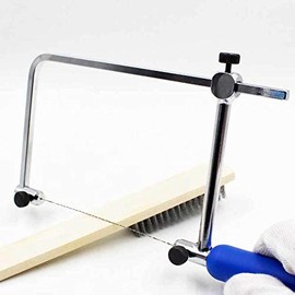 POWERTOOL Professional Adjustable Saw, Wire Saw Frame Fret Saw Jewellers Saw for Wood, Plastic, Board, Jewelry(ASB400)