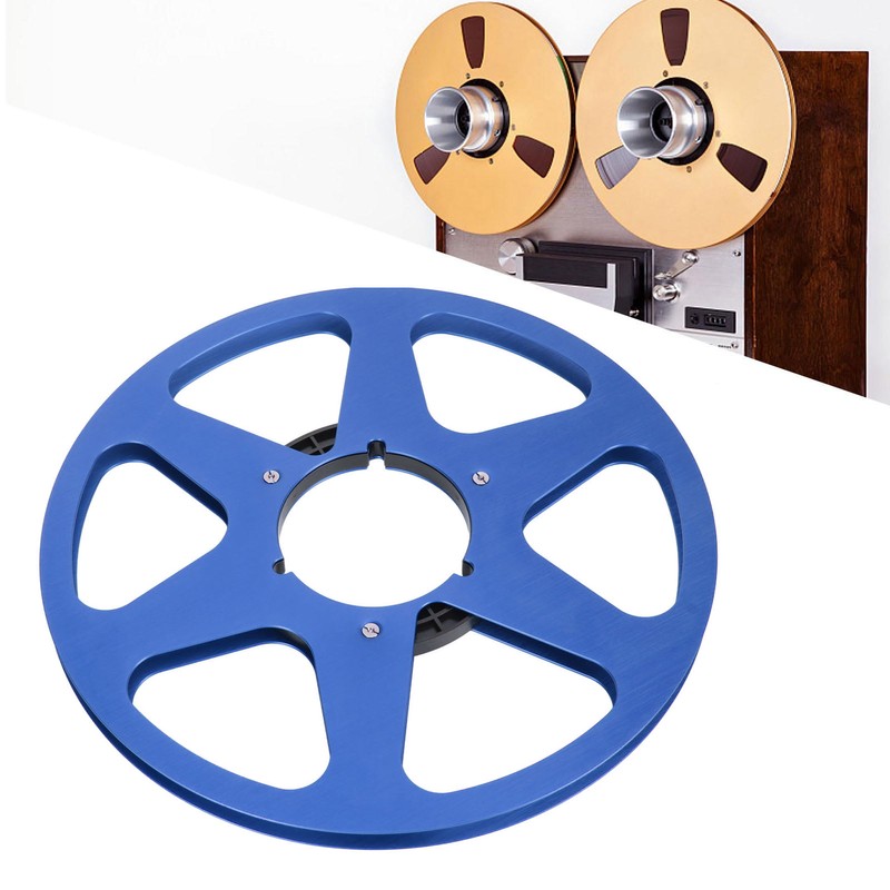 1/4 10.5 Inch Empty Tape Reel 6 Hole Aluminum Alloy