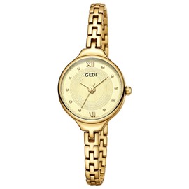 eYotto Small Dainty Watches for Women, Round Quartz Waterproof Dress Watch