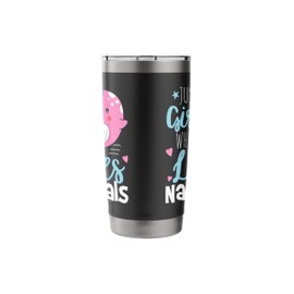 Just A Girl Who Loves Narwhals - Narwhal Marine Mammal Lover Stainless Steel Insulated Tumbler