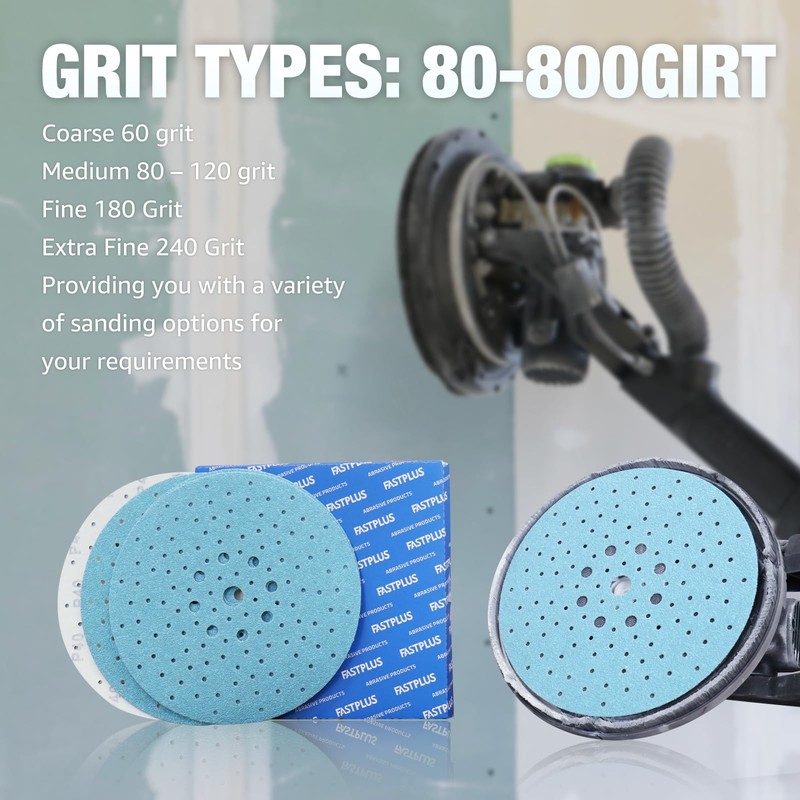 225mm Porous 120 Grit Sanding Discs Hook and Loop Sanding
