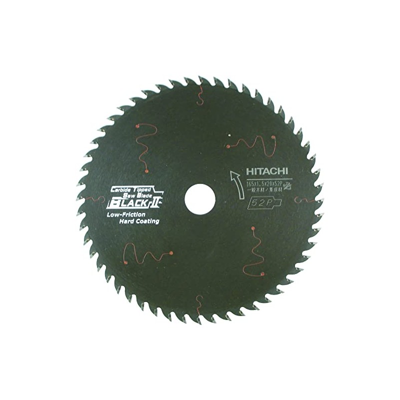 Hitachi Koki Black II Carbide Tipped Saw Blade for Circular