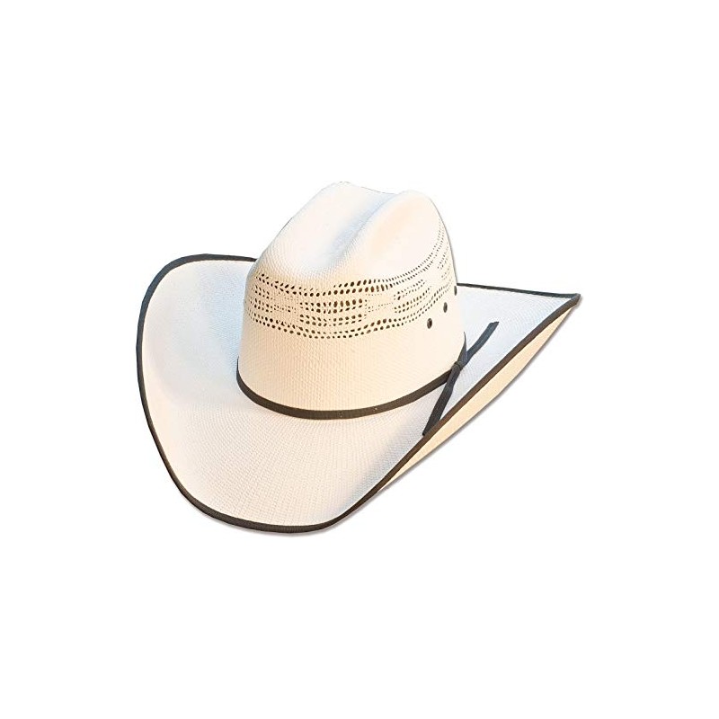 STARS & STRIPES Ashton Straw Hat, White