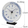 Rhythm 4SG802SR04 Table Clock, Wall Clock, Double Use, Made in