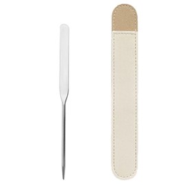 Spatula Makeup Suitable for Beginners Free Storage Case Sent Foundation Spatula Stirring Stick Cosmetics Portable 1 Pack Stainless Steel