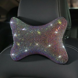 Crystal Steering Wheel Cover Auto Shift Gear Cover Practical Durable Fashion Car Decor Accessories