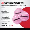 GAMMA Bag of Pressureless Tennis Balls - Sturdy & Reuseable