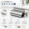 ADOSSY 歯磨き粉 絞り器 チューブスクイザー ステンレス チューブホルダー 自立式 スタンド 置き型 縦置き
