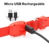 BSEEN LED Small Dog Collar - Adjustable USB Rechargeable Glowing