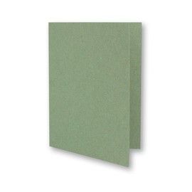 25 x Green Vintage Kraft Paper Folding Cards 105 x 148 mm - DIN A6 - Green - Recycled - 220 g Blank Folding Cards - Environment by Gustav Neuser