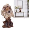 Resin Craftwork Craft Animal Sculptures Decorative Ornament Home Office DecorationLion