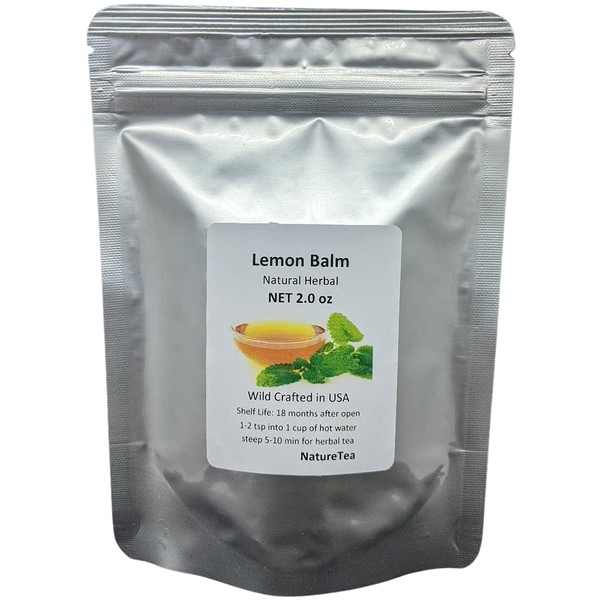 Lemon Balm - Melissa officinalis Dried Loose Leaf by Nature