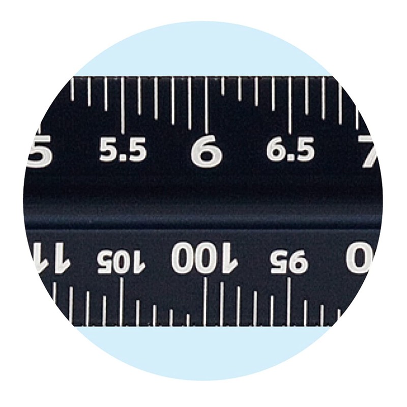 Niigata Seiki SK TSGA-15KD Aluminum Triangular Scale Quick Scale for