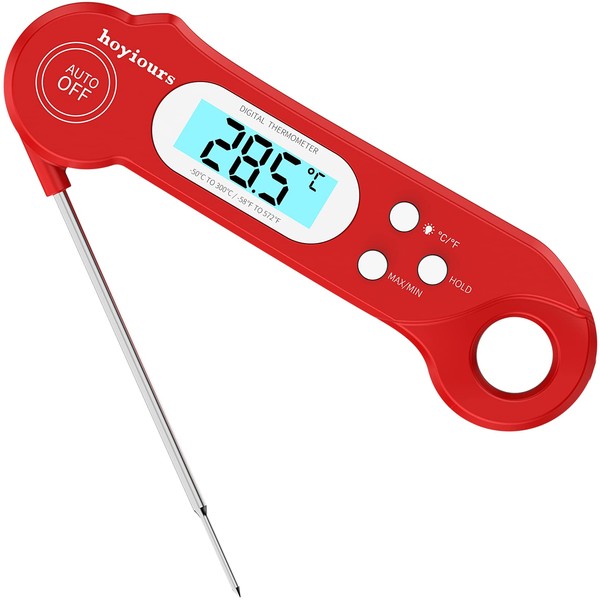 Instant Read Meat Thermometer for Grill and Cooking, hoyiours Ultra
