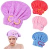 Toalla para el Cabello súper Absorbente Capa de Secado para