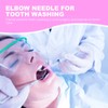 Elbow Blunt Tip Dispensing Needle: 100PCS 18G Dental Pre- Bent