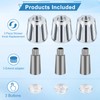 Coolfell 3 Piece Shower Knobs Replacement with 3 Extend Adapter,