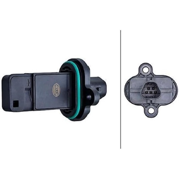 HELLA 8ET 358 166-541 Air Flow Meter 5-Pin Screwed without