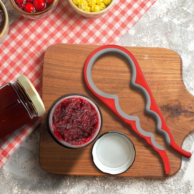PRIMES 4 in 1 jar Opener, Easy Grip Multi-Opener Multifunctional