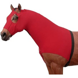 Rugged Ride Fitted Lycra Mane Tamer with Zipper Closure