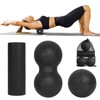 LOPHE 3 Pcs Massage Ball Set, Muscle Massage Foam Roller,