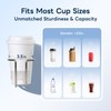 4 PCS Boat Cup Holder,Premium Wall Mounted Stainless Steel Holders