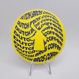 Dutch Bros Sticker JULY 2022 Coffee Pot Next Level Chill Purple Yellow