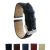 Genuine Stingray Skin Watch Band (18mm, Black)