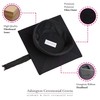 Ashington Fitted Graduation Cap - British Style Quality Mortarboard Choose