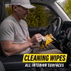 BLACK+DECKER Pennzoil Automotive Protectant Wipes, 2-Pack, 60 Total Wipes, 6"x8"