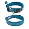Creation Core Reflective Mesh Padded Dog Collar Adjustable Nylon Outdoor