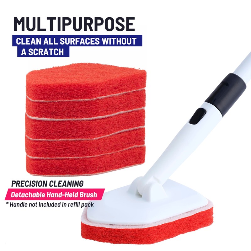 Moku Home Replacement Scrubber Refill for Extendable Tub Tile Shower