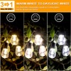 Mlambert 3 Color Outdoor LED Dimmable String Lights for Patio
