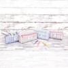 M-Plan Cubix Makeup Case, Checkered, Pink/Beige