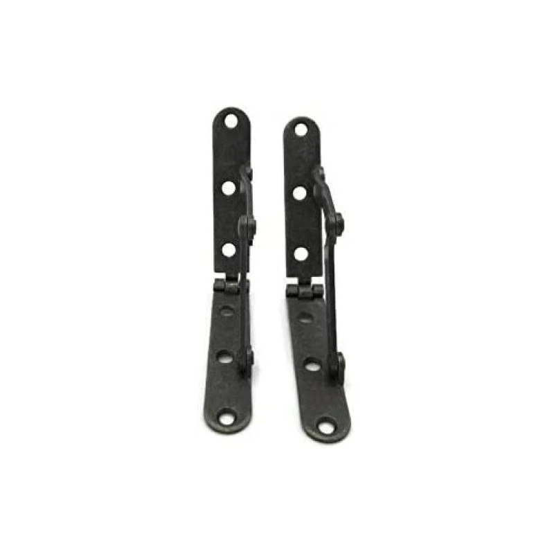 Antique Brass Plated Drop Front Desk Support Hinges | 7
