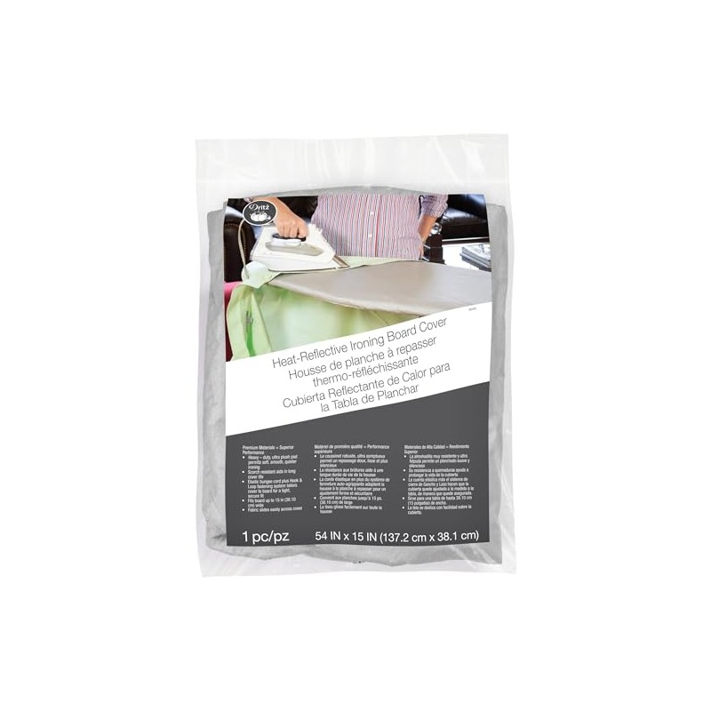 Dritz Clothing Care 82453 Heat Reflective Ironing Board Cover, 54