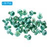 PATIKIL 5/32 x 1/4 Inch Thread Ground Screws, 30 Pack