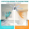 SHOWDI Ceiling Fan with Lights and Remote, 6 Blade App