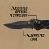 Gerber Gear 31-000594 - Cuchillo Swagger, borde dentado, punto de