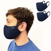 Maskari Navy Blue Reusable Face Mask | Washable | 3