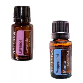 Doterra Lavanda (lavender) 15ml + Menta (peppermint) 15ml Doterra
