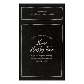 Heads Co., Ltd. Design Accessories Black Size: W 3.1 x H 5.2 inches (80 x 133 mm) [Seal Specification] Sheet GFS-3S 40 Sheets