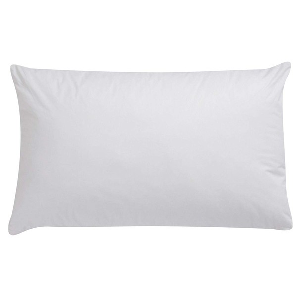 AmigoZone 200Thread Count Egyption Cotton Cot Bed Toddler Pillow Pair Case (White, Cot Pillow Case 40cm x 60cm)