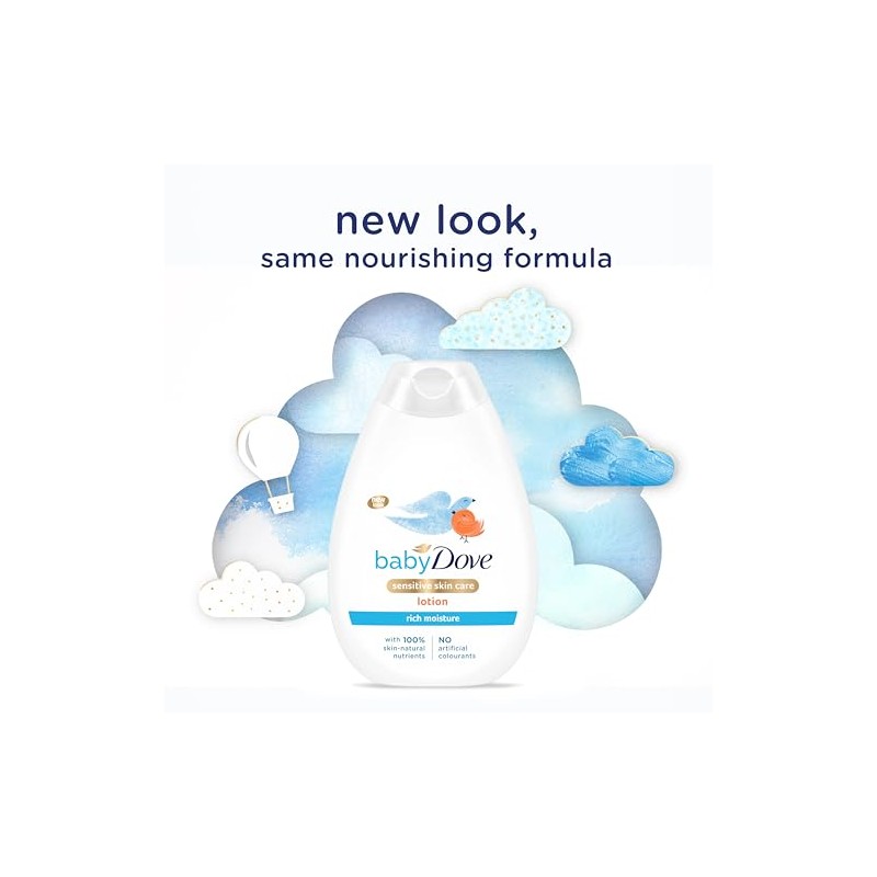 Baby Dove Crema Corporal Humectación Enriquecida 400 Ml
