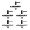 5 Piece Stainless Steel Aquarium Air Pump Control Valves Single