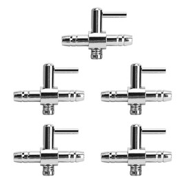 5 Piece Stainless Steel Aquarium Air Pump Control Valves Single Head Air Valve, Default