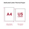 Phomemo US Letter Thermal Printer Paper, Advanced Thermal Printing, Phomemo
